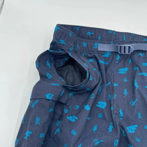 The North Face Belted Unlined Swim Shorts Men’s Medium Blue Outdoors Summer - Picture 6 of 13